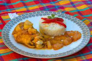 Poulet à l’ananas à la cubaine Poulet à l’ananas à la cubaine