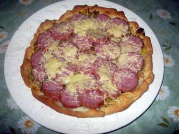 Tarte à la saucisse de morteau Tarte à la saucisse de morteau