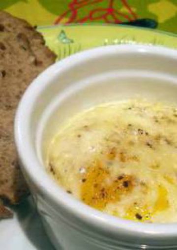Oeuf cocotte au saumon Oeuf cocotte au saumon