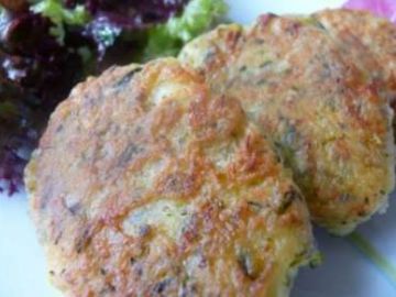 Galettes de courgette et feta Galettes de courgette et feta