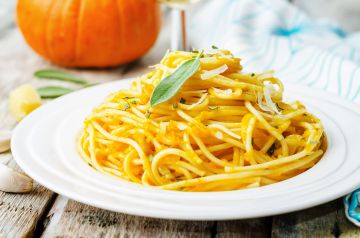 Spaghettis au potiron Spaghettis au potiron