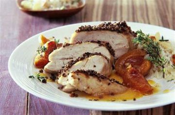 Poulet aux abricots Poulet aux abricots