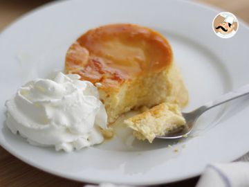 Flan fondant au mascarpone et caramel