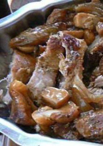 Rôti de veau aux cèpes Rôti de veau aux cèpes