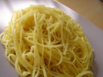 Spaghettis au citron Spaghettis au citron