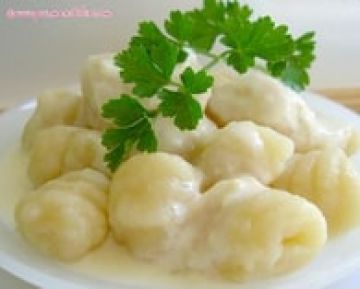 Gnocchis en sauce au parmesan Gnocchis en sauce au parmesan