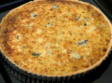 Quiche roquefort et poireaux Quiche roquefort et poireaux