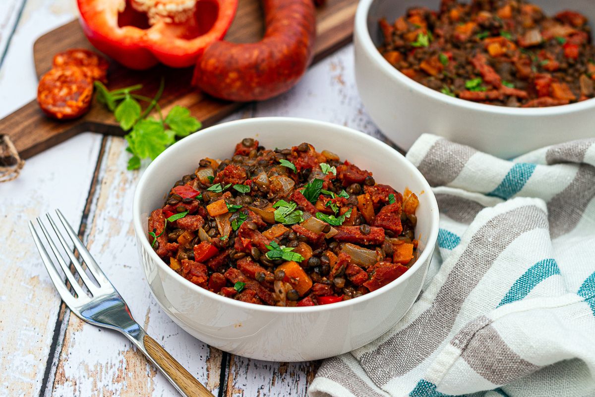 Lentilles à l'espagnole au Cookeo Lentilles à l'espagnole au Cookeo