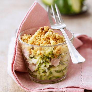 Crumble aux courgettes