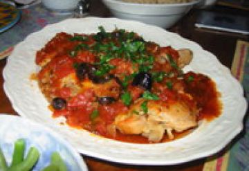 Poulet à la provençale Poulet à la provençale
