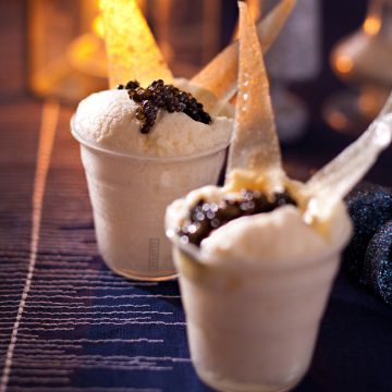 Chantilly de saumon au caviar Chantilly de saumon au caviar