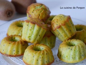 Muffin kiwi aux amandes Muffin kiwi aux amandes