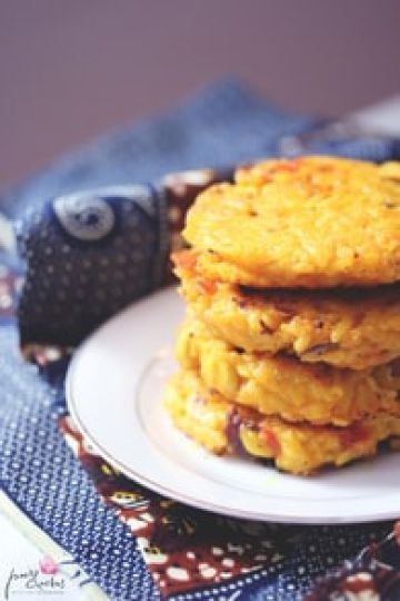 Cari au poulet revisité en galettes de riz Cari au poulet revisité en galettes de riz