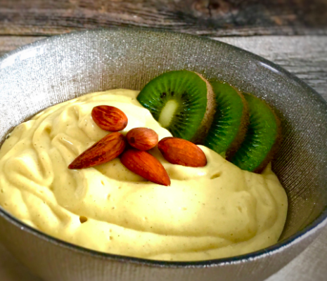 Crème de noix de cajou aux mangues Crème de noix de cajou aux mangues