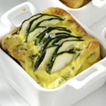 Clafoutis aux courgettes