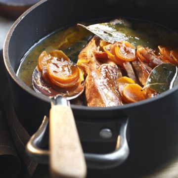 Tendrons de veau et carottes au miel, cumin et lardons Tendrons de veau et carottes au miel, cumin et lardons