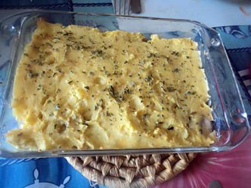Parmentier de jambon et champignon Parmentier de jambon et champignon