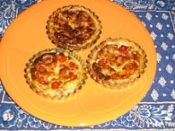 Tartelettes tomates-parmesan Tartelettes tomates-parmesan