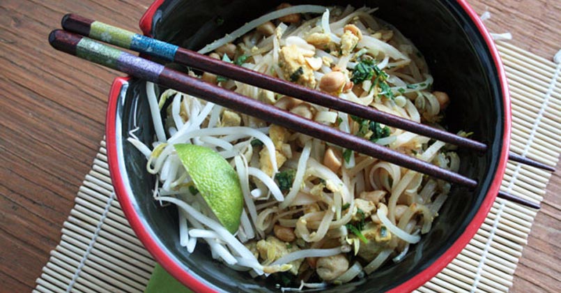 Pad thaï végétalien sans gluten Pad thaï végétalien sans gluten