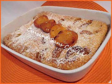 Clafoutis aux abricots rôtis