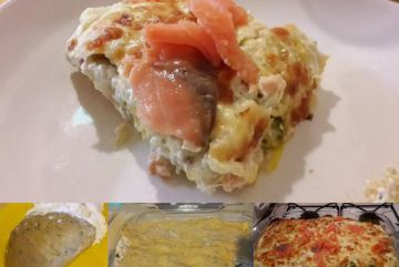 Lasagne aux poireaux et truite fumée Lasagne aux poireaux et truite fumée
