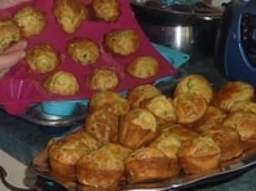 Muffins au saumon et au fromage frais Muffins au saumon et au fromage frais