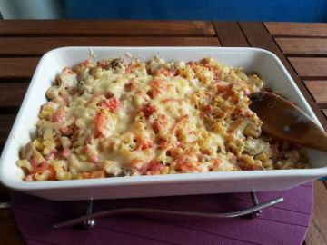 Gratin de pâtes moelleux, facile et pas cher Gratin de pâtes moelleux, facile et pas cher