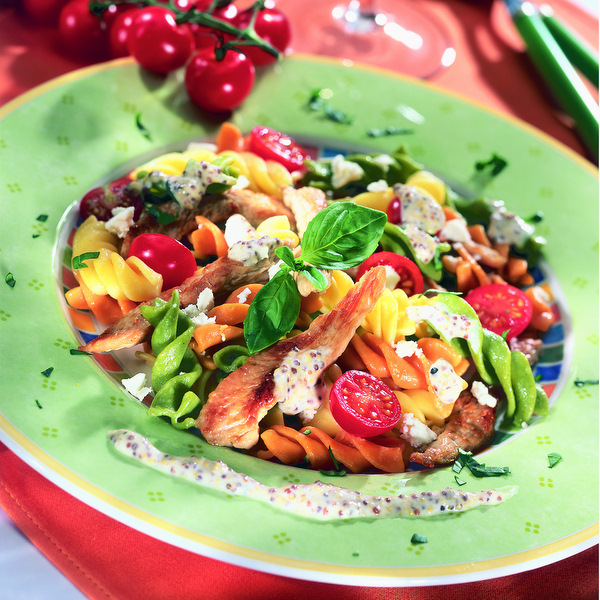 Salade de torsades au poulet Salade de torsades au poulet