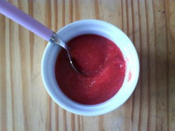 Compote pommes-fraises Compote pommes-fraises