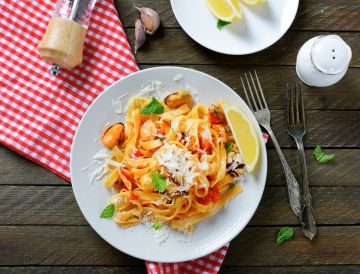 Spaghetti aux moules Spaghetti aux moules