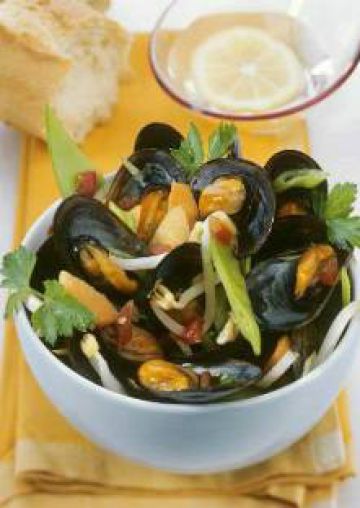 Moules pimentées