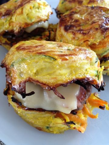 Hamburger de légumes boeuf / bacon 