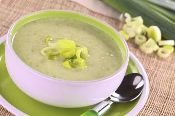 Velouté aux poireaux et pommes de terre Velouté aux poireaux et pommes de terre