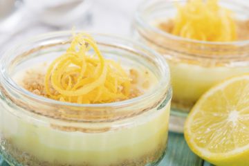 Petit cheesecake au citron Petit cheesecake au citron