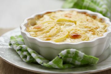Flan de pomme de terre à la crème Flan de pomme de terre à la crème