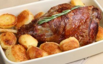Gigot d'agneau et ses pommes de terre