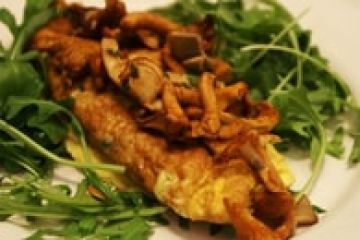 Omelette aux champignons Omelette aux champignons