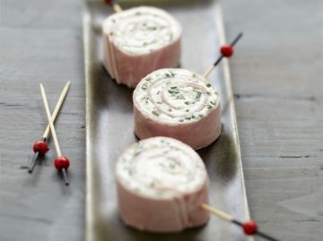 Roulés de jambon au Boursin Roulés de jambon au Boursin