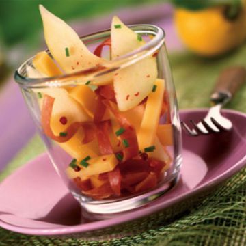 Salade sucrée-salée à la poire Salade sucrée-salée à la poire
