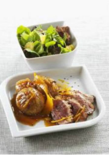 Canard à l'orange et aux figues Canard à l'orange et aux figues