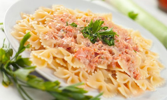 Farfalle al Salmone Farfalle al Salmone