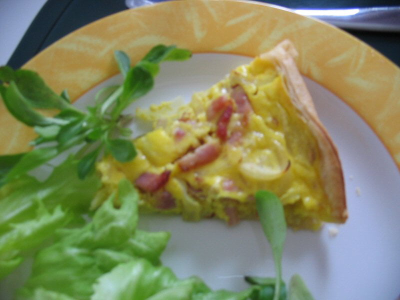 Recette Tarte à l'oignon (Tarte salée) Recette Tarte à l'oignon (Tarte salée)