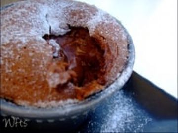 Soufflés de mousse au chocolat