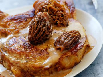 Carré de veau aux morilles Carré de veau aux morilles