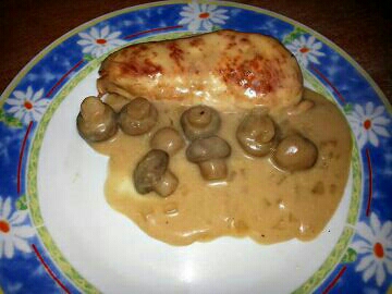 Blancs de poulet & champignons