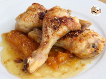 Poulet à la mangue et sauce soja Poulet à la mangue et sauce soja