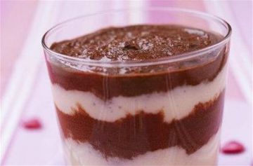 Coupes aux deux chocolats Coupes aux deux chocolats