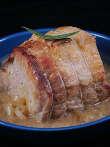 Rôti de porc à la moutarde et au miel Rôti de porc à la moutarde et au miel