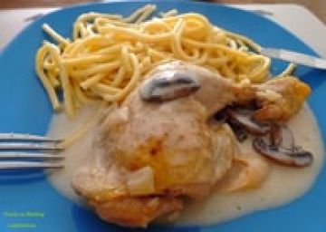 Poulet au Riesling Poulet au Riesling