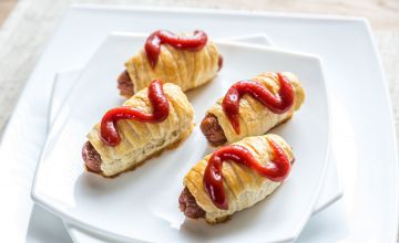 Feuilletés aux saucisses au ketchup Feuilletés aux saucisses au ketchup